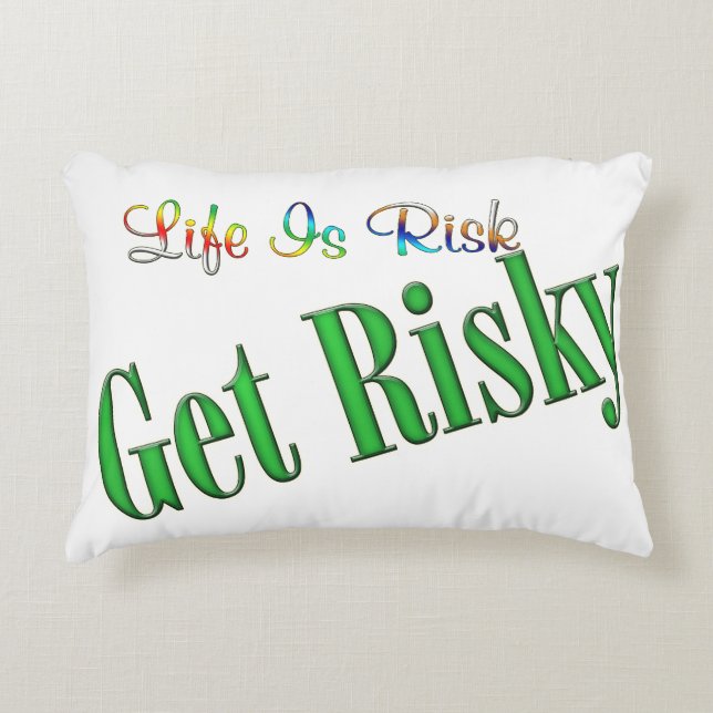 Get Risky Decorative Cushion (Front)