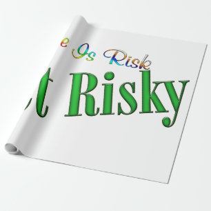 Get Risky Wrapping Paper
