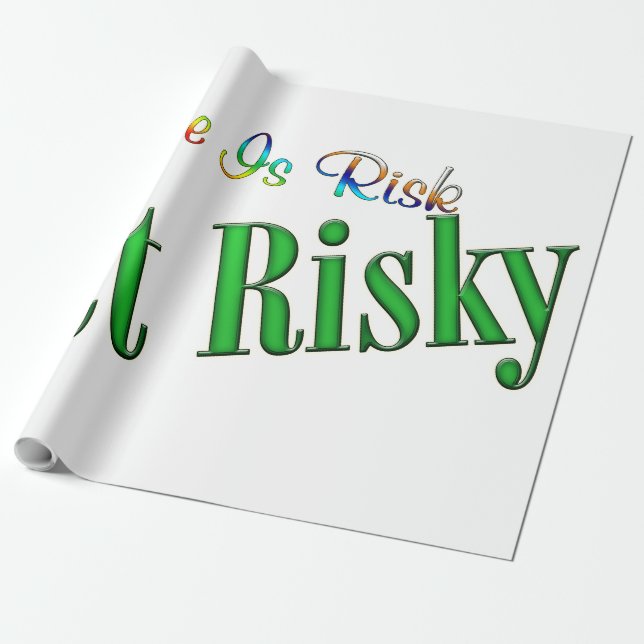 Get Risky Wrapping Paper (Unrolled)