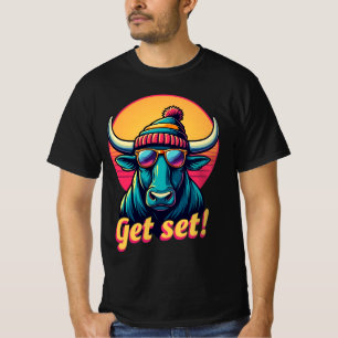 Get Set Bull – Motivational Bull T-shirt