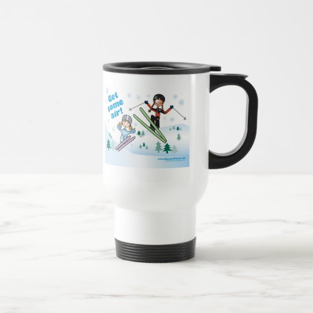 Get some air! travel mug (Right)