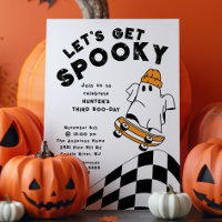 Get Spooky Ghost Birthday Invitation