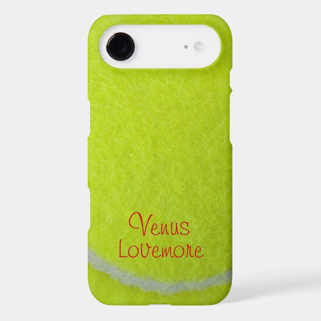 Get Sporty_Tennis_Fuzzy Ball Design_personalized Case-Mate iPhone Case (Back)