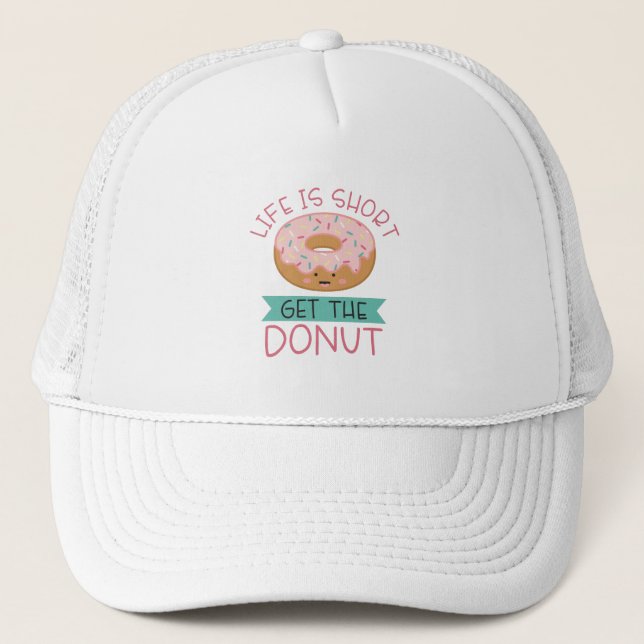 Get The Doughnut Trucker Hat (Front)