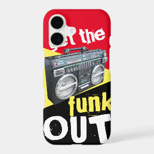 Get The Funk Out Music Lover Boombox 1980s