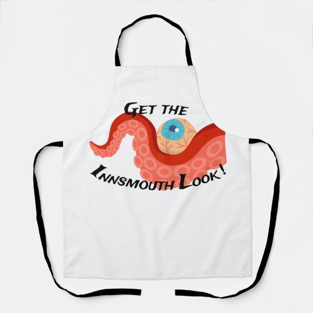 Get the Innsmouth Look Tentacle Eye Lovecraftian Apron (Front)