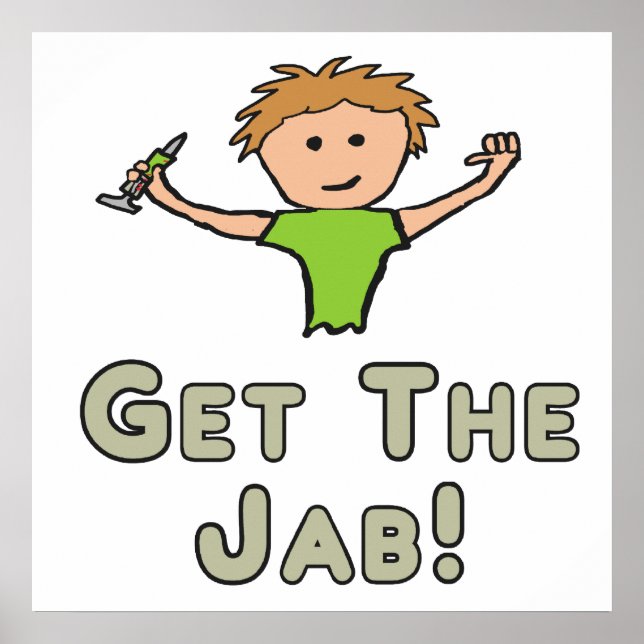 Get The Jab Poster (Front)