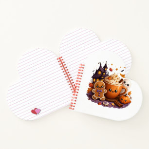Get the most beautiful cartoon Halloween drawings  Notebook