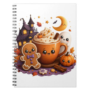 Get the most beautiful cartoon Halloween drawings  Notebook
