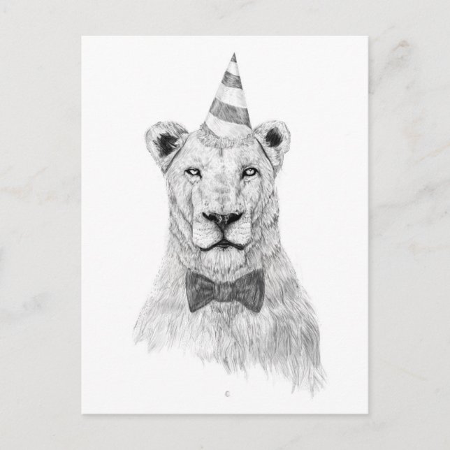 Get the party started postcard (Front)