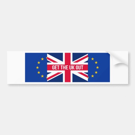Image of Get The UK Out of the EU Bumper Sticker