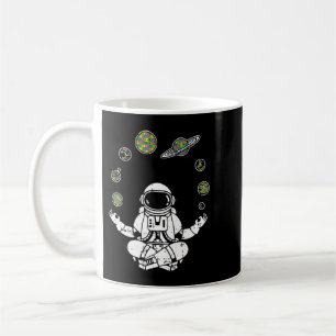 Get this yoga astronaut T-Shirt as a birthday, chr Coffee Mug