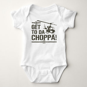Get To Da Choppa Vintage Baby Bodysuit