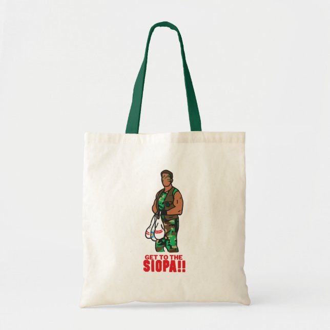Get to the Siopa Tote Bag (Front)
