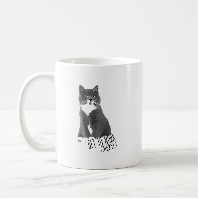 Get To Work Cheryl! Coffee Mug (Left)