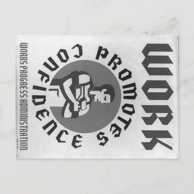 Get to Work Postcard (Front)