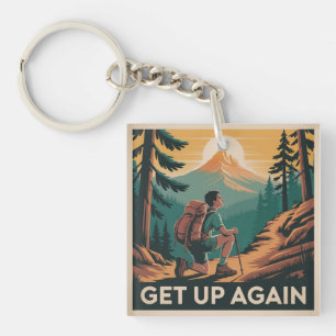 Get Up Again Key Ring