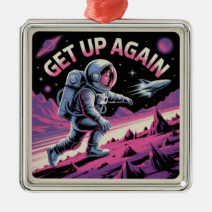 Get Up Again Metal Tree Decoration