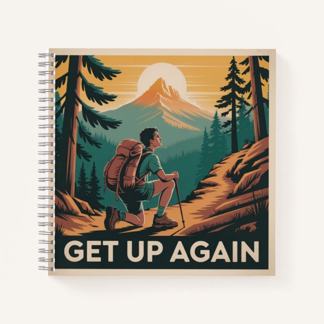 Get Up Again Notebook (Front)