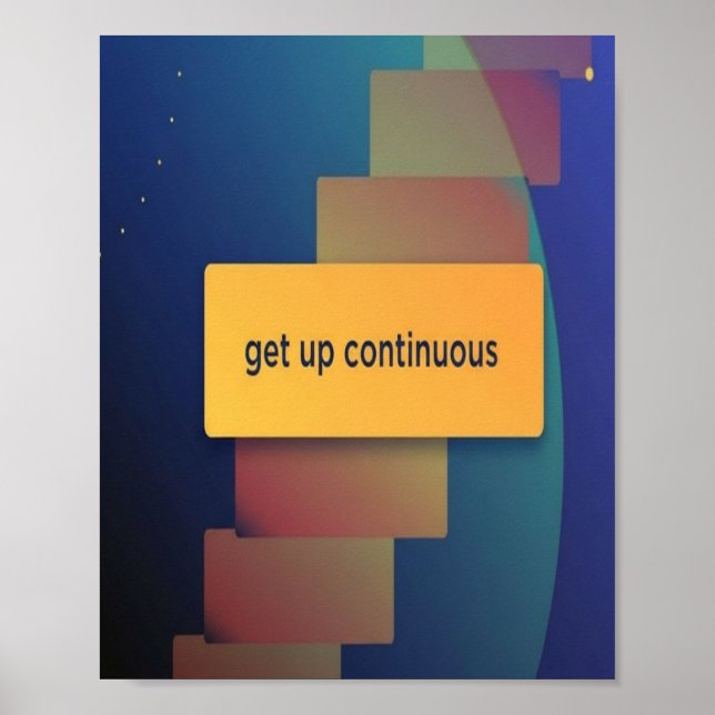 get up continous poster (Front)