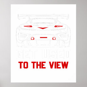 get used to the view acura nsx poster