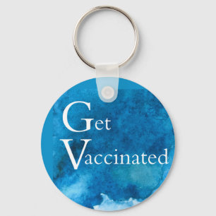 GET VACCINATED KEY RING