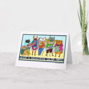 Get Well a Cat a Day Keeps the Doctor Away Card