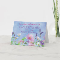 Get Well After Kidney Surgery, Garden Flowers