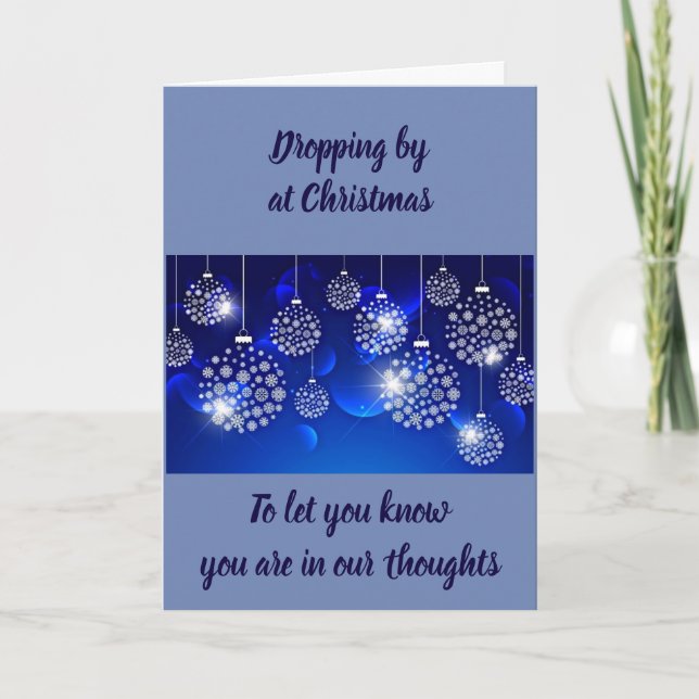 ****GET WELL AT CHRISTMAS WISHES HOLIDAY CARD (Front)