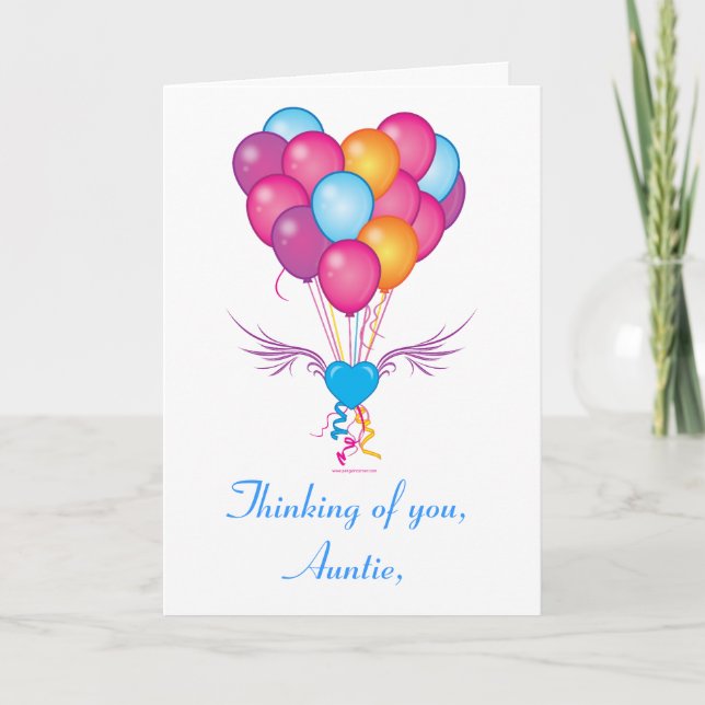 Get Well Auntie from One Card (Front)