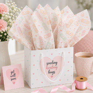 Get well Bandage Love Tissue Paper