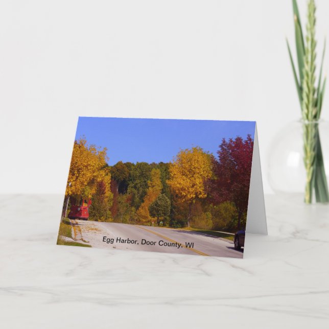 Get Well Birthday Thank You Egg Harbor Wisconsin Card (Front)
