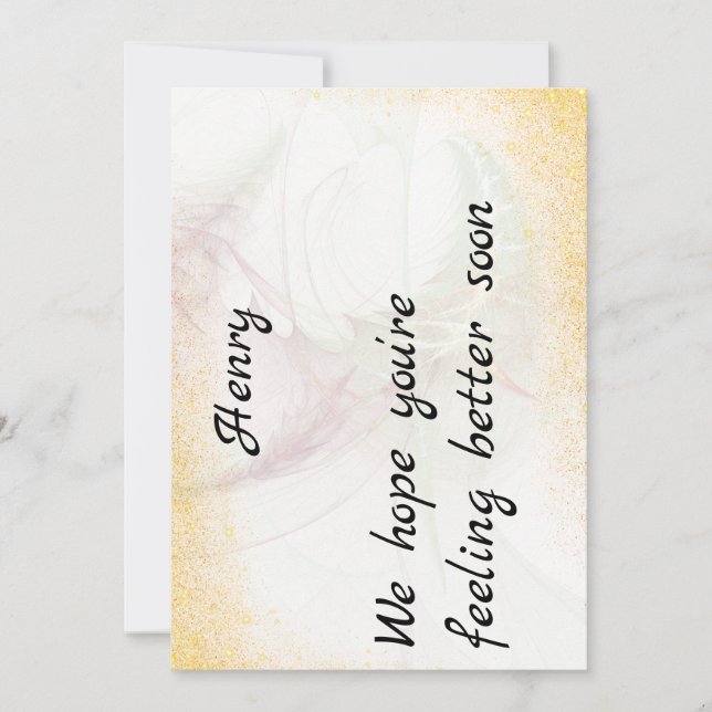 Get Well Card (Front)