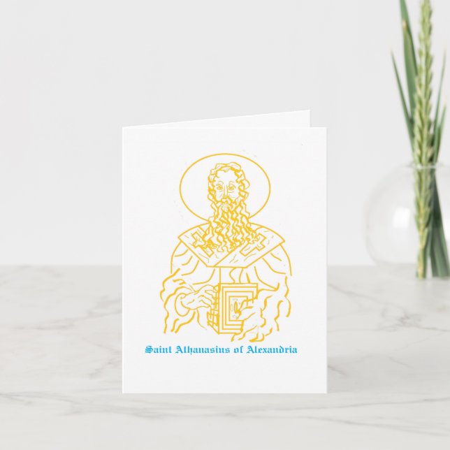 Get Well Card  :Saint Athanasius (Front)