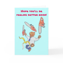 Get Well Card with Juggling Bear