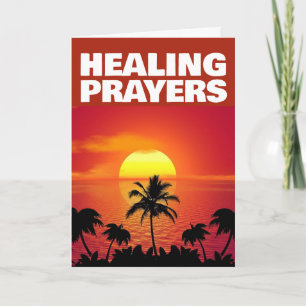 GET WELL CHRISTIAN TROPICAL GREETING CARDS CARD