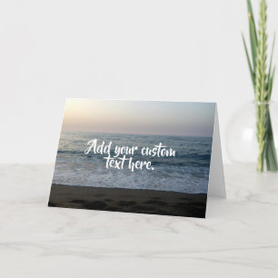 get well custom text  card