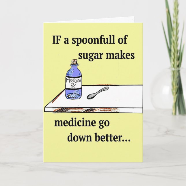 GET WELL ENCOURAGEMENT CARD (Front)