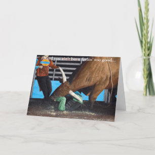 Get Well/ Encouragement Card -  El Diablo