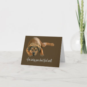 Get Well, Feel Better Sorry Little Puppy Card