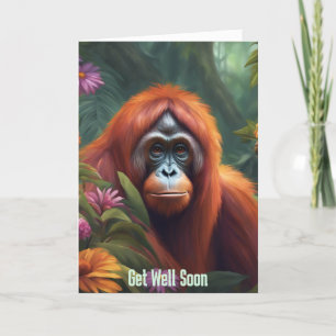 Get Well - Folded Greeting Card