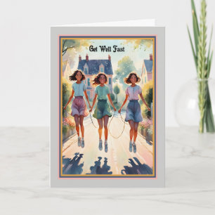 Get Well for Young Black Friend Card