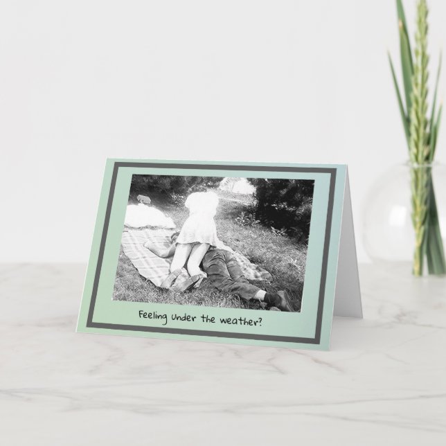 Get Well Funny Card (Front)