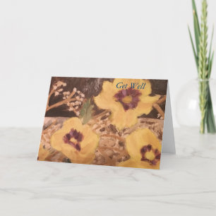 Get Well Greeting Card Still Life