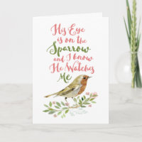 Get Well - His Eye is On the Sparrow Pastel