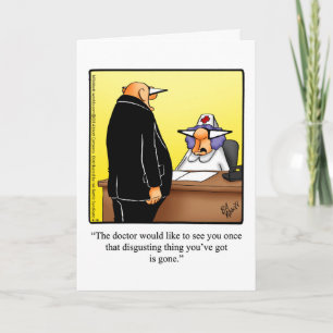 Get Well Humour Greeting Card