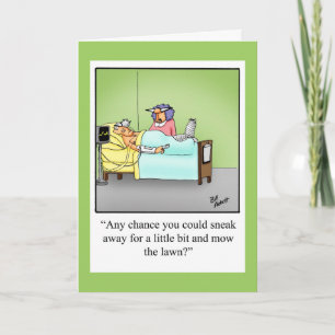 Get Well Humour Greeting Card
