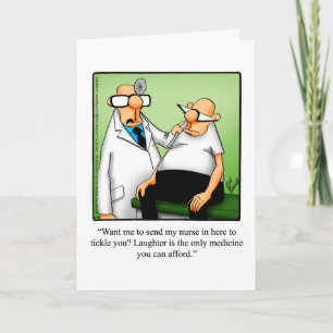 Get Well Humour Greeting Card