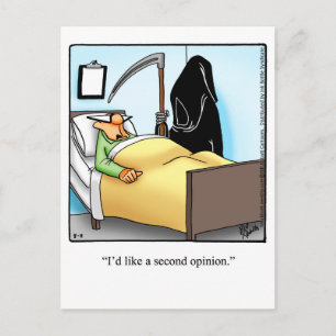 Get Well Humour Postcard