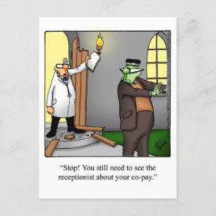 Get Well Humour Postcard "Spectickles'